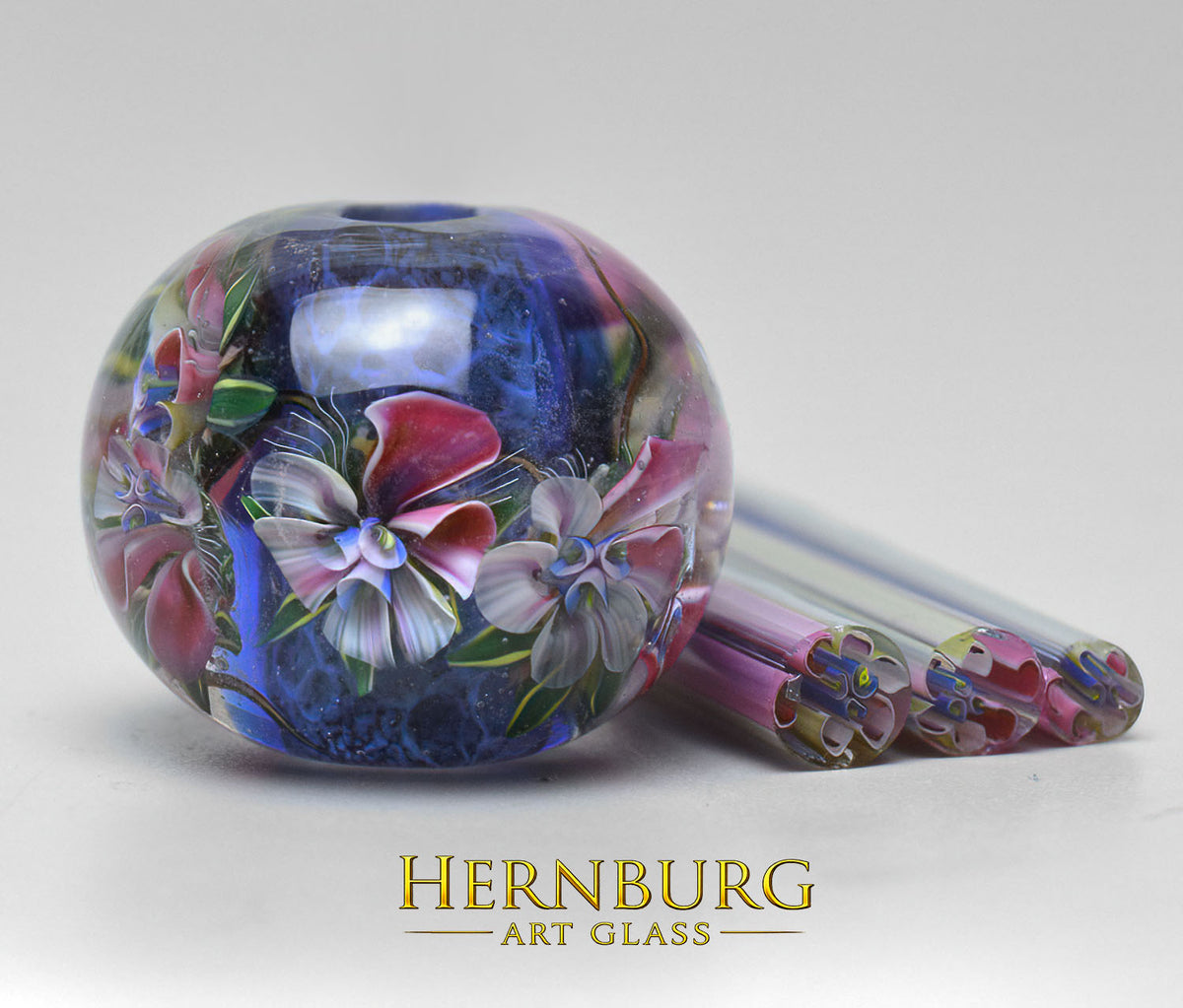Murini flowers. RUCHE. Sticks 5 cm long. Materials for lampwork. Glass COE104
