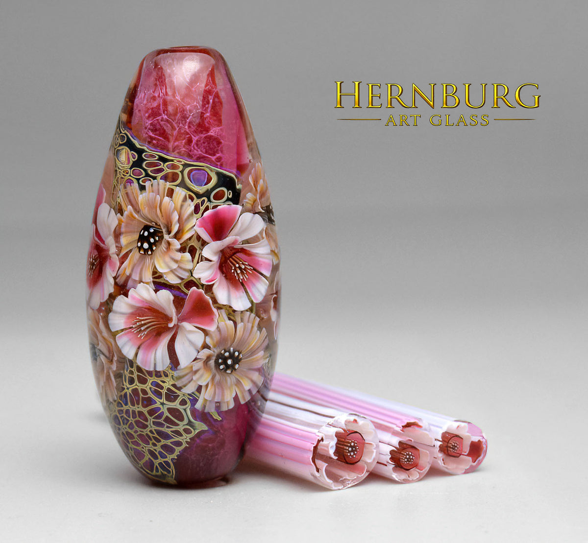 Murini flowers. KISSMARK . Sticks 5 cm long. Materials for lampwork. Glass COE104