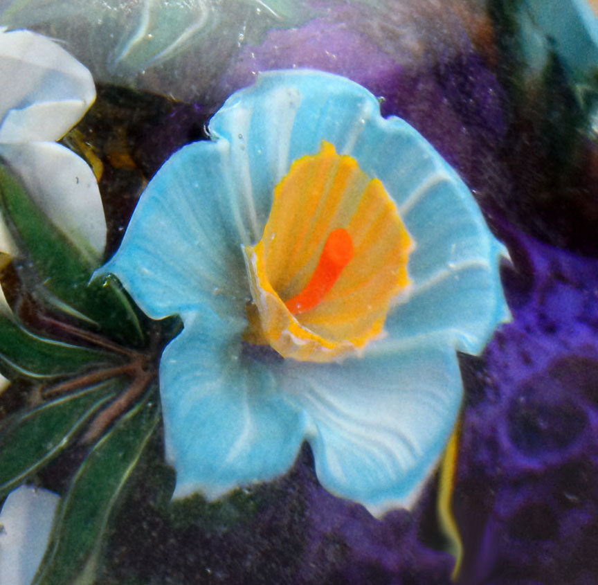 Murini flowers. Sticks 5 cm long. Materials for lampwork. Glass COE104