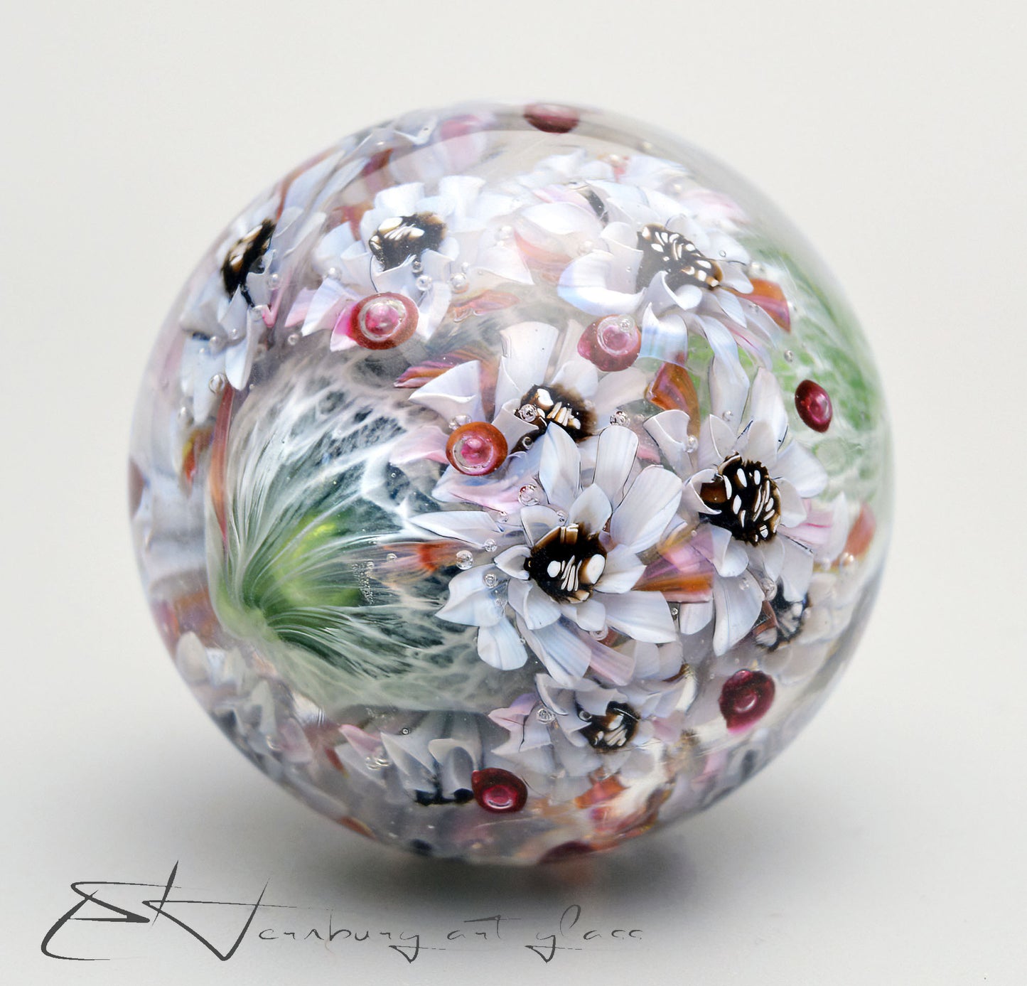 Murini flowers. Sticks 5 cm long. Materials for lampwork. Glass COE104