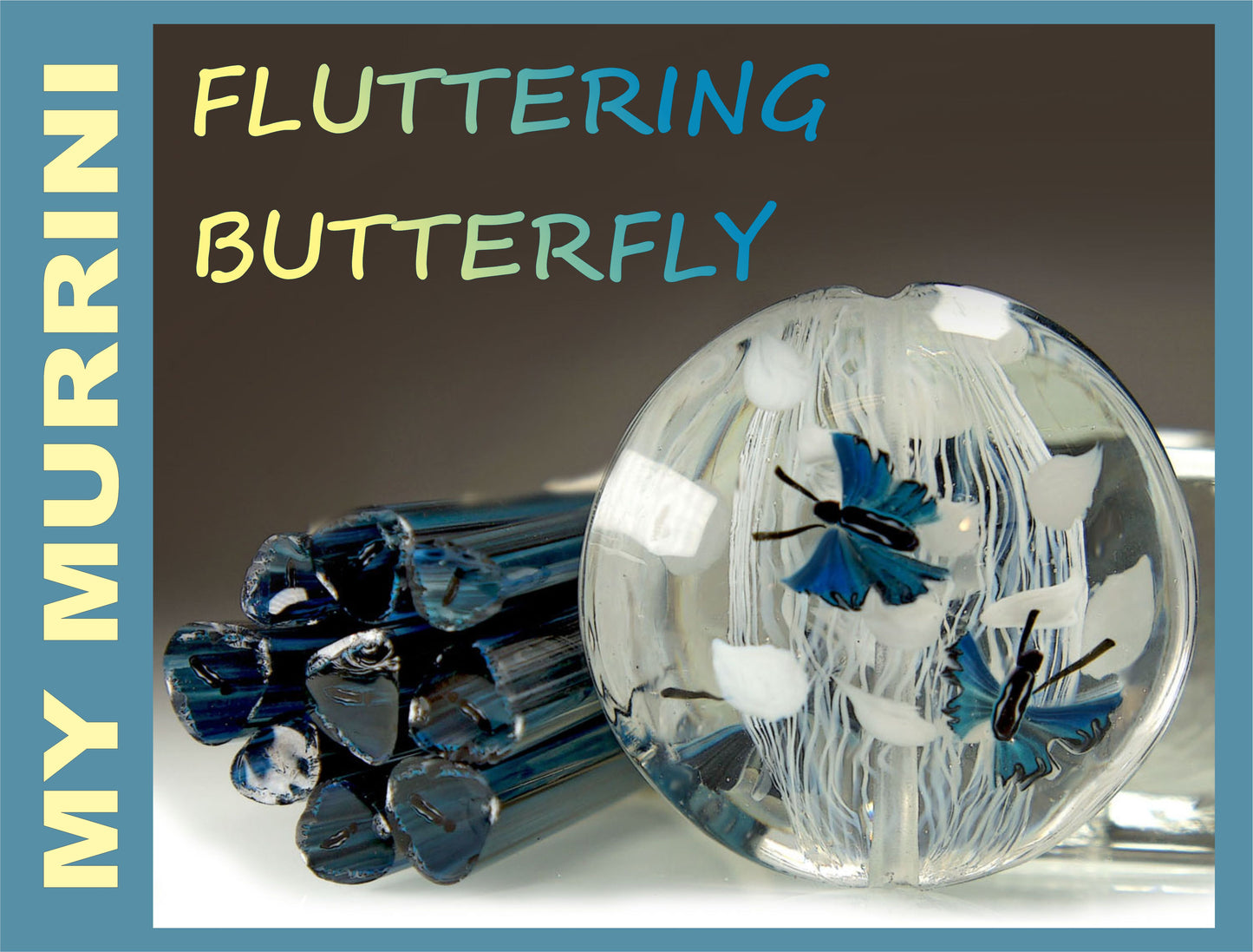 FLUTTERING BUTTERFLY. Tutorial for lampworkers.