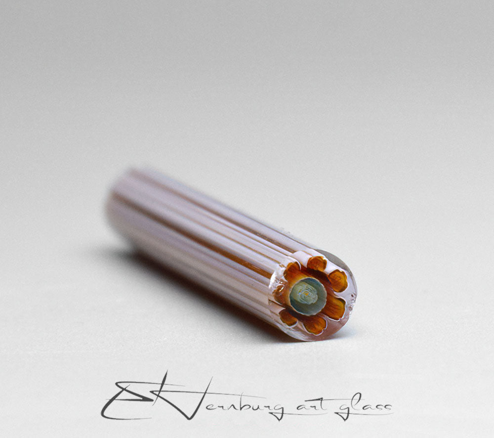 Murini flowers. SOLARIA. Sticks 5 cm long. Materials for lampwork. Glass COE104