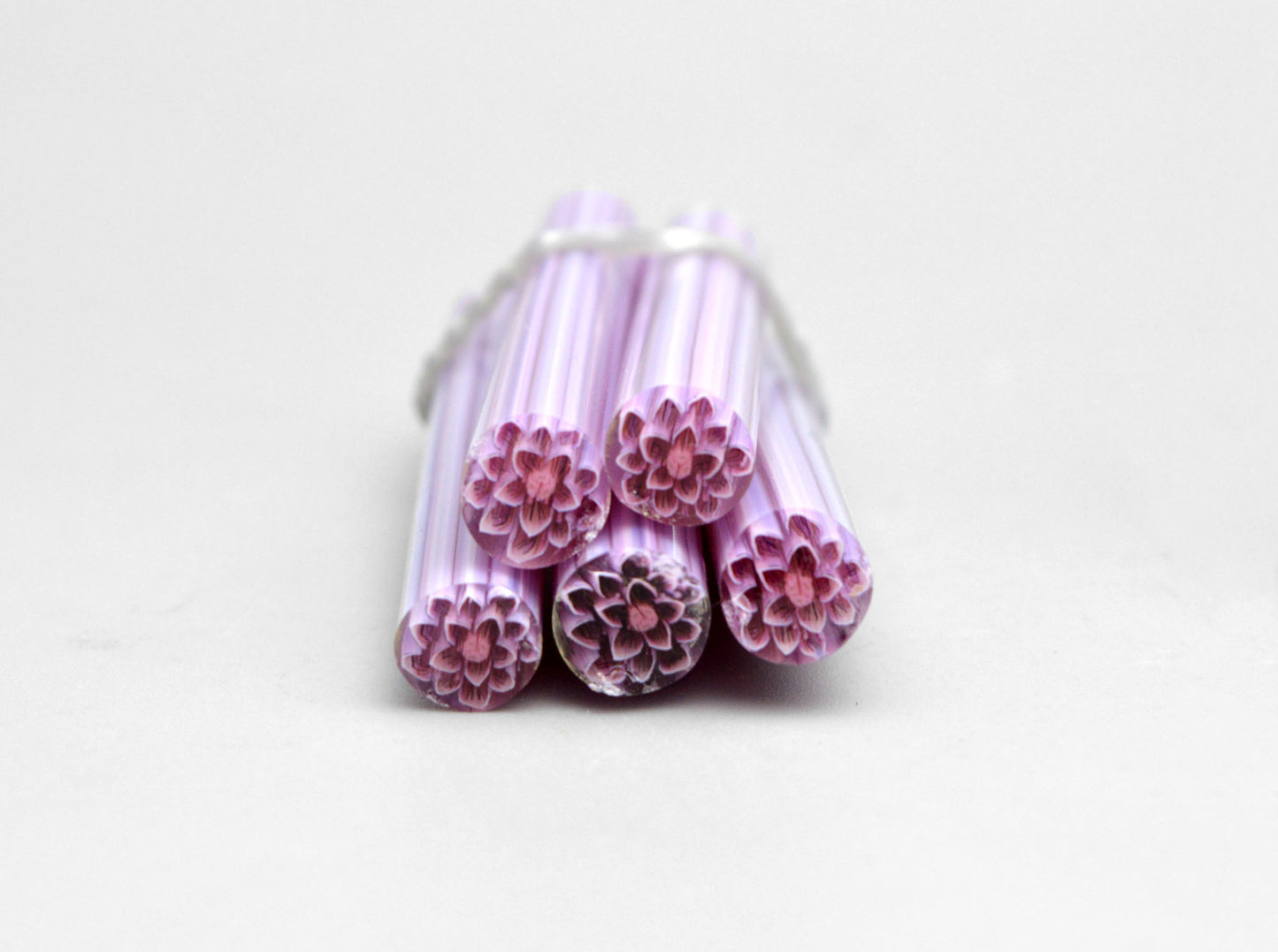 Murini flowers. Sticks 5 cm long. Materials for lampwork. Glass COE104