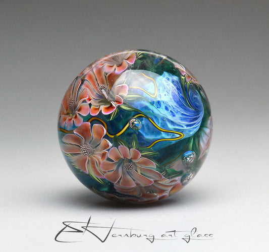 Marble. Collectible Sphere "Whirlpool". Glass. . Diameter — 30 mm (1.18”) Regular price $151.00 USD