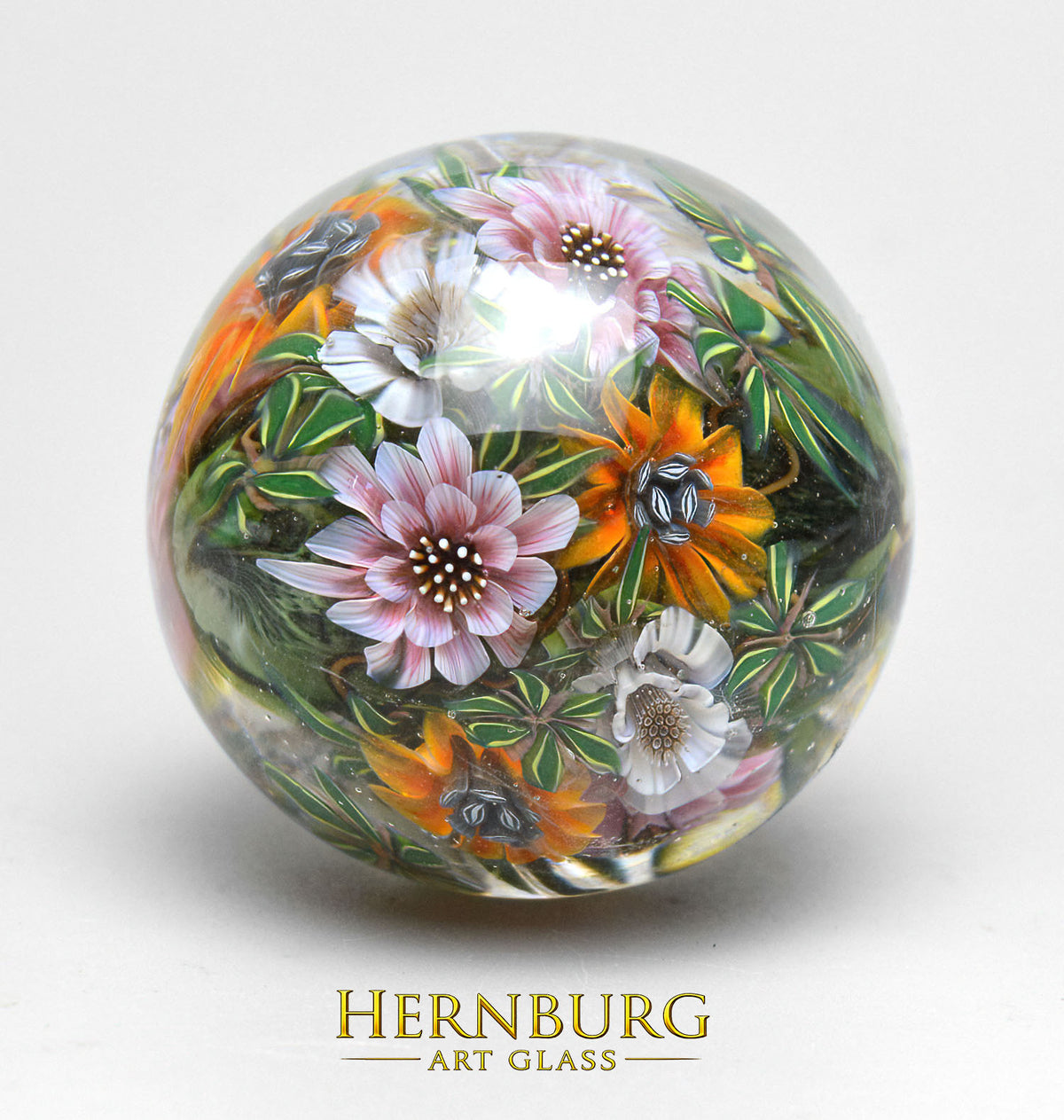Marble. Collectible Sphere “HEIRLOOM”. Glass. Diameter — 40 mm (1.57 in)
