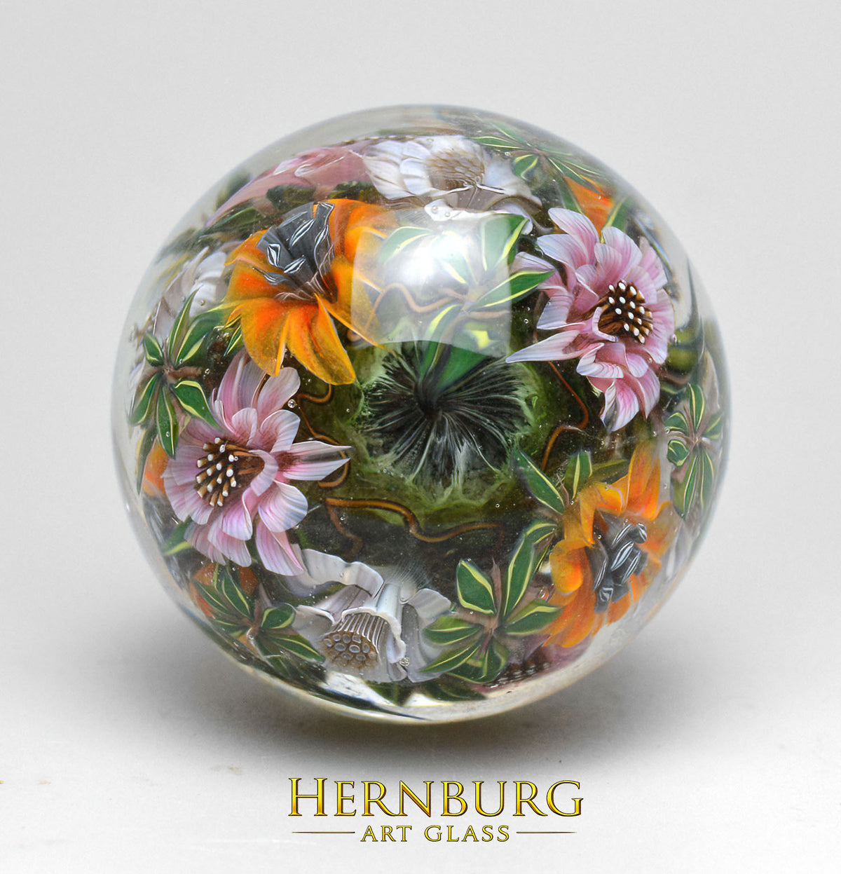 Marble. Collectible Sphere “HEIRLOOM”. Glass. Diameter — 40 mm (1.57 in)