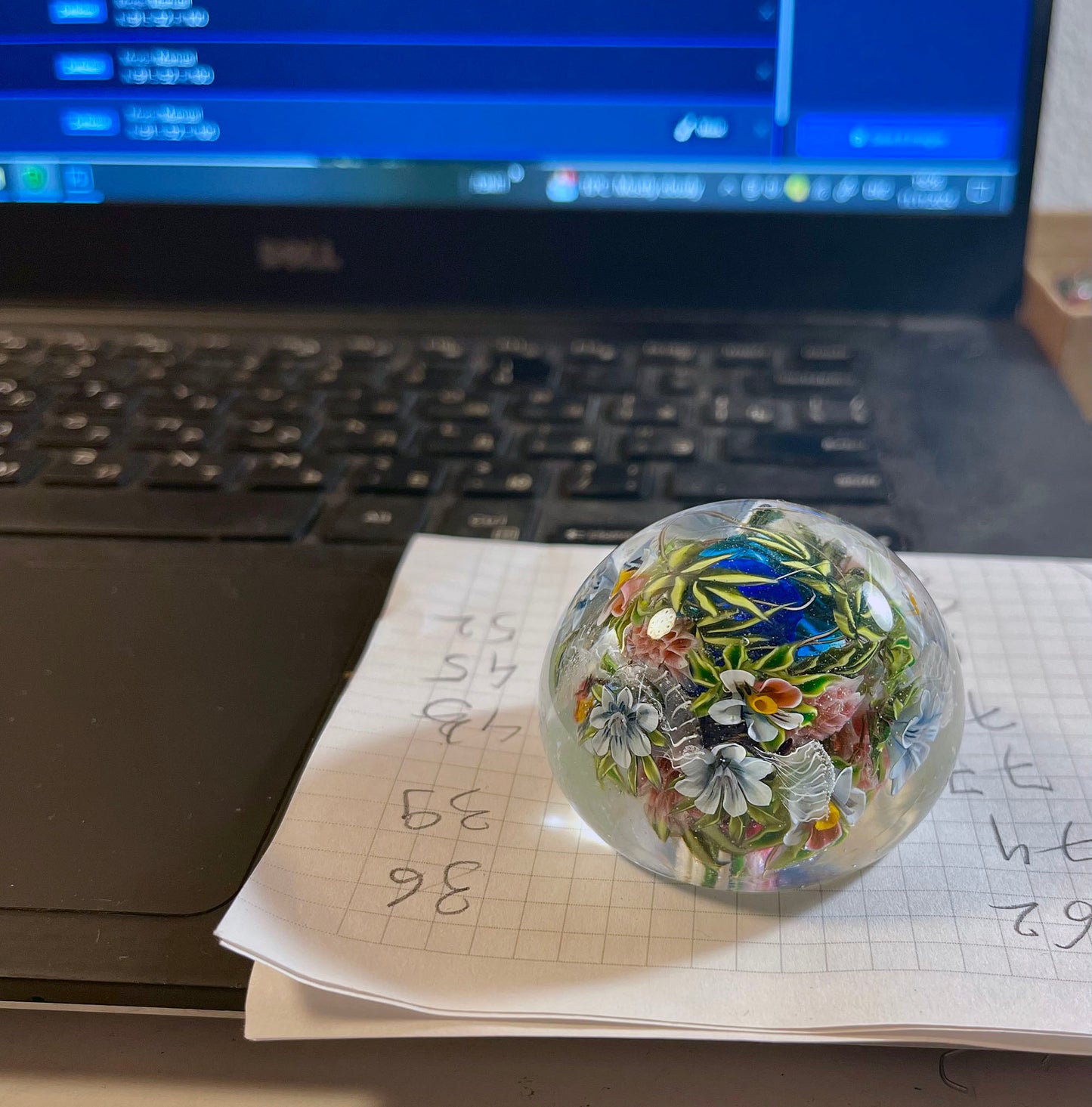 Paperweight. Glass