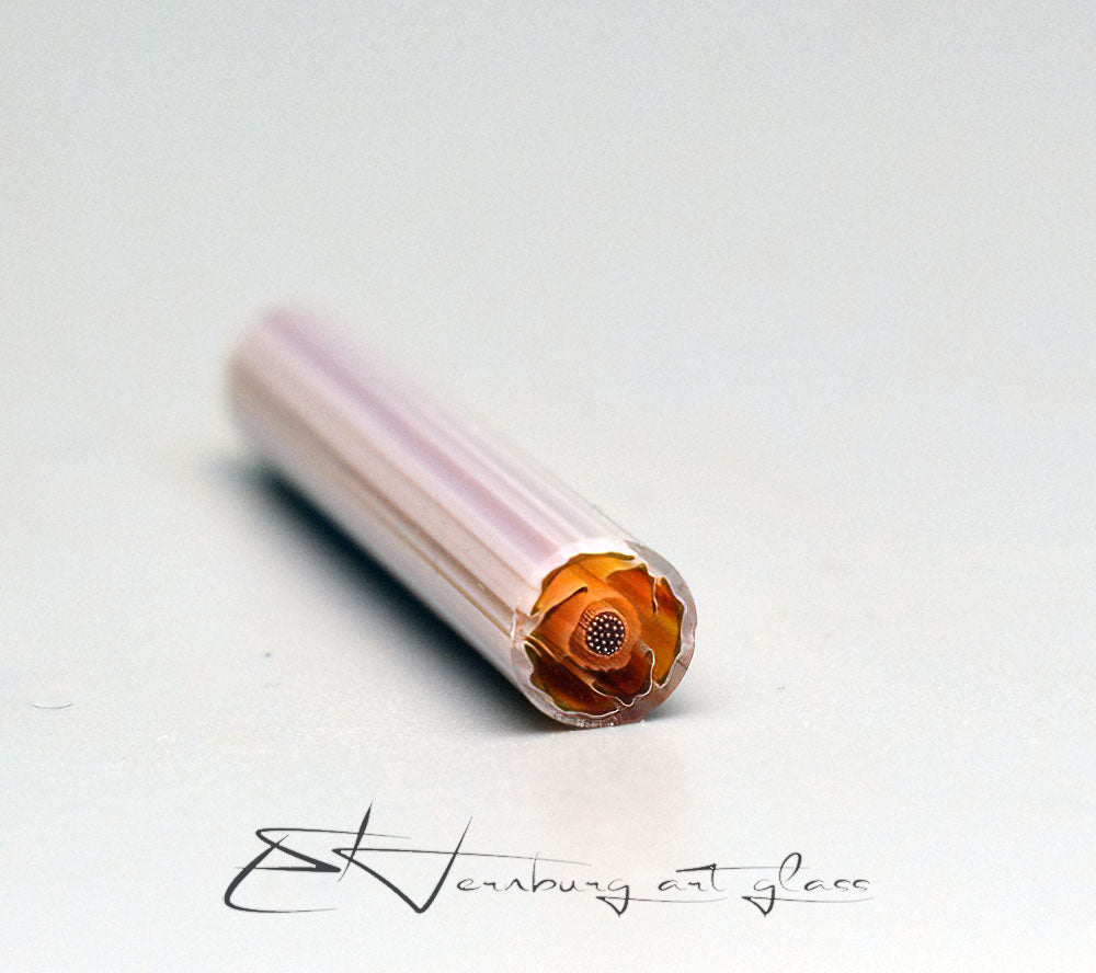 Murini flowers. Sticks 5 cm long. Materials for lampwork. Glass COE104