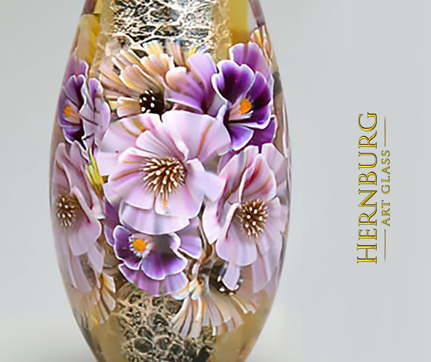Pendant. Lampwork glass pendant. “Living Lace: SIROCCO”