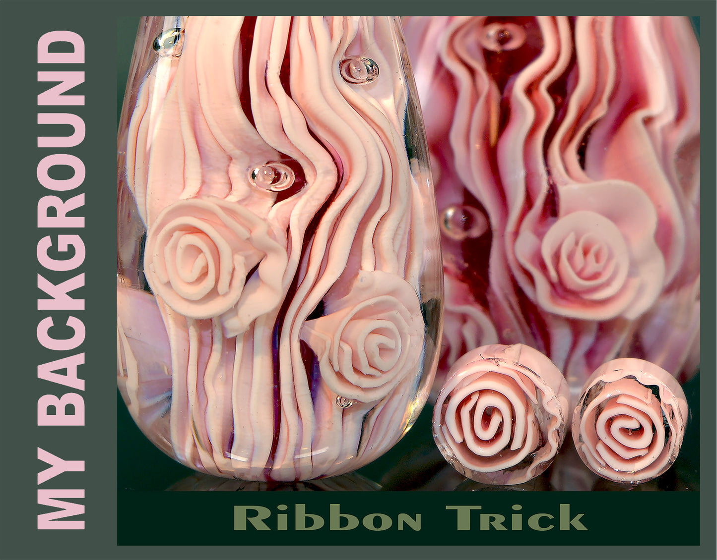 RIBBON TRICKS. 2 parts. Tutorial for lampworkers.