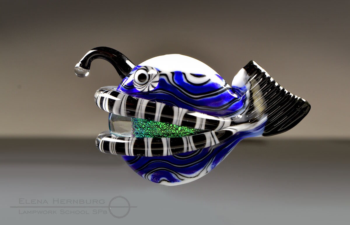 CRAZY FISH. Tutorial for lampworkers