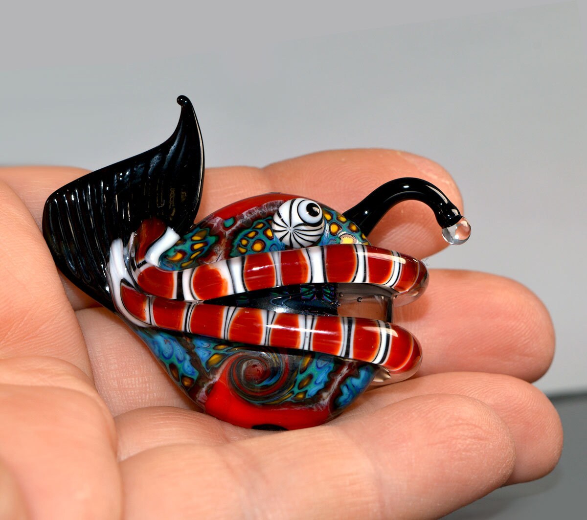 CRAZY FISH. Tutorial for lampworkers