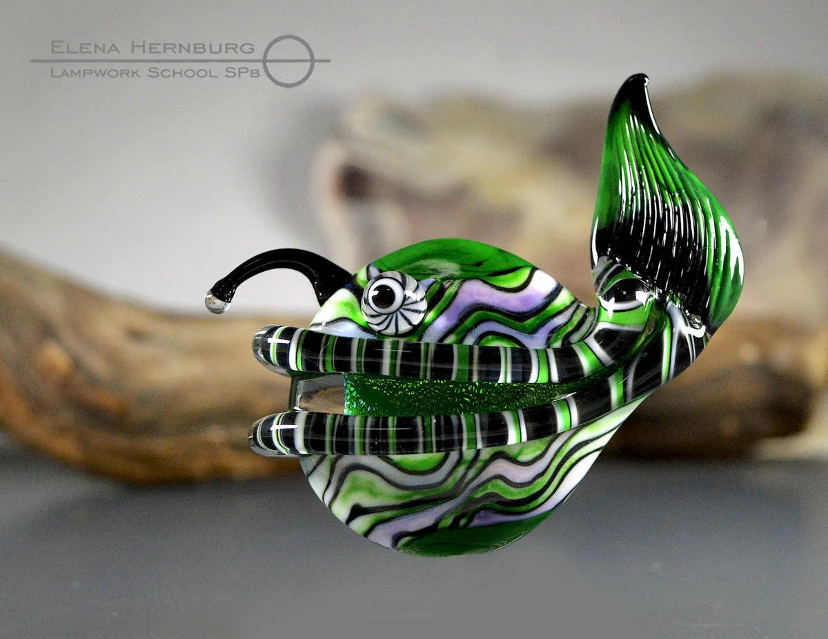 CRAZY FISH. Tutorial for lampworkers