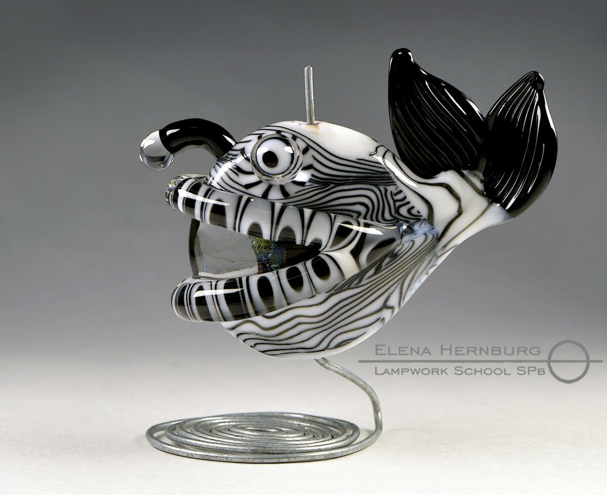 CRAZY FISH. Tutorial for lampworkers